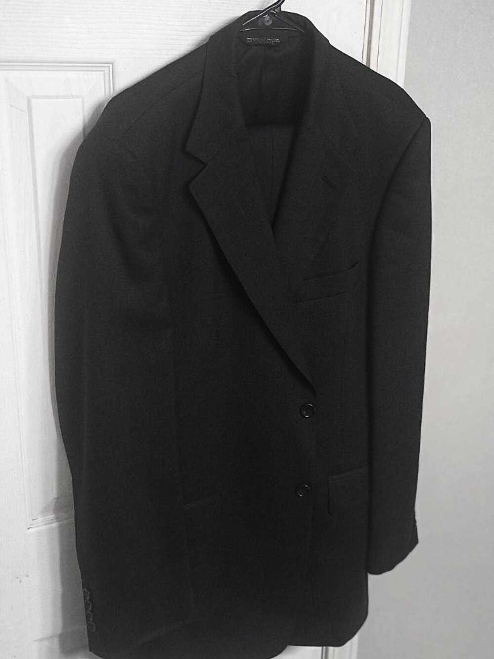 Evan Picone Men Dark Gray 2 Piece Suit 42L